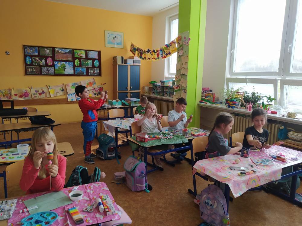 Velikonoční přípravy v 1.B